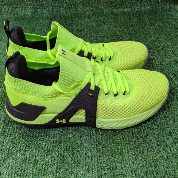 Under Armour Project Rock 4 Training Shoes Green 3023695-303 Men’s Size 11 - Picture 6 of 8